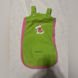 OKIE DOKIE GIRLS PINK AND GREEN SLEEP SACK INFANT 6-9 MONTHS